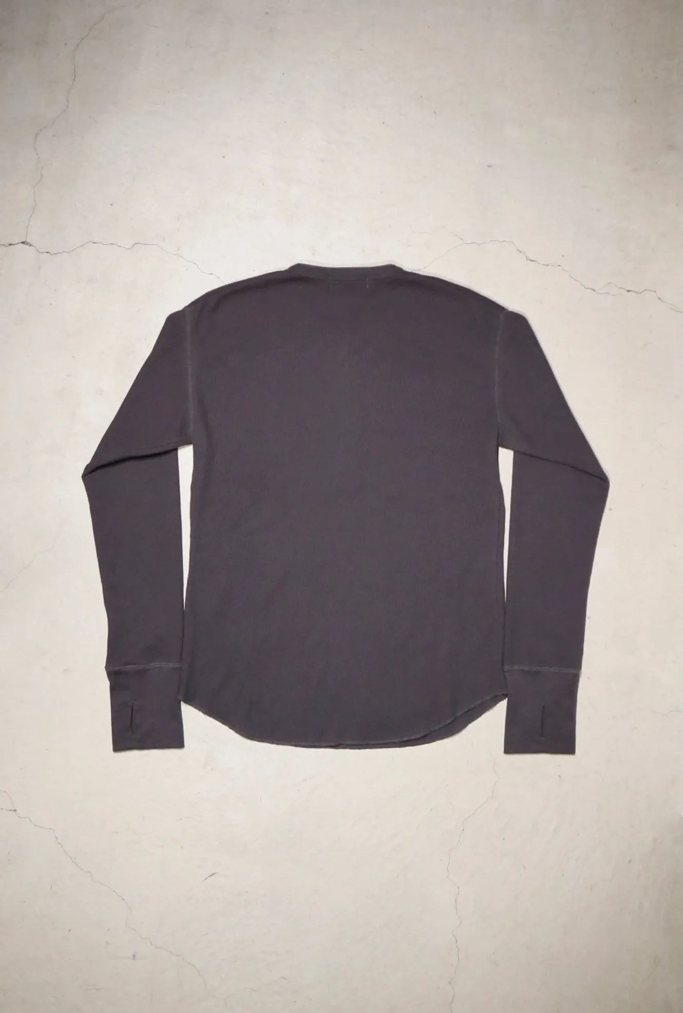 4B TIGHT WAFFLE LS (CHARCOAL)(EXCLUSIVE)