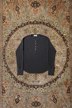 4B TIGHT WAFFLE LS (CHARCOAL)(EXCLUSIVE)