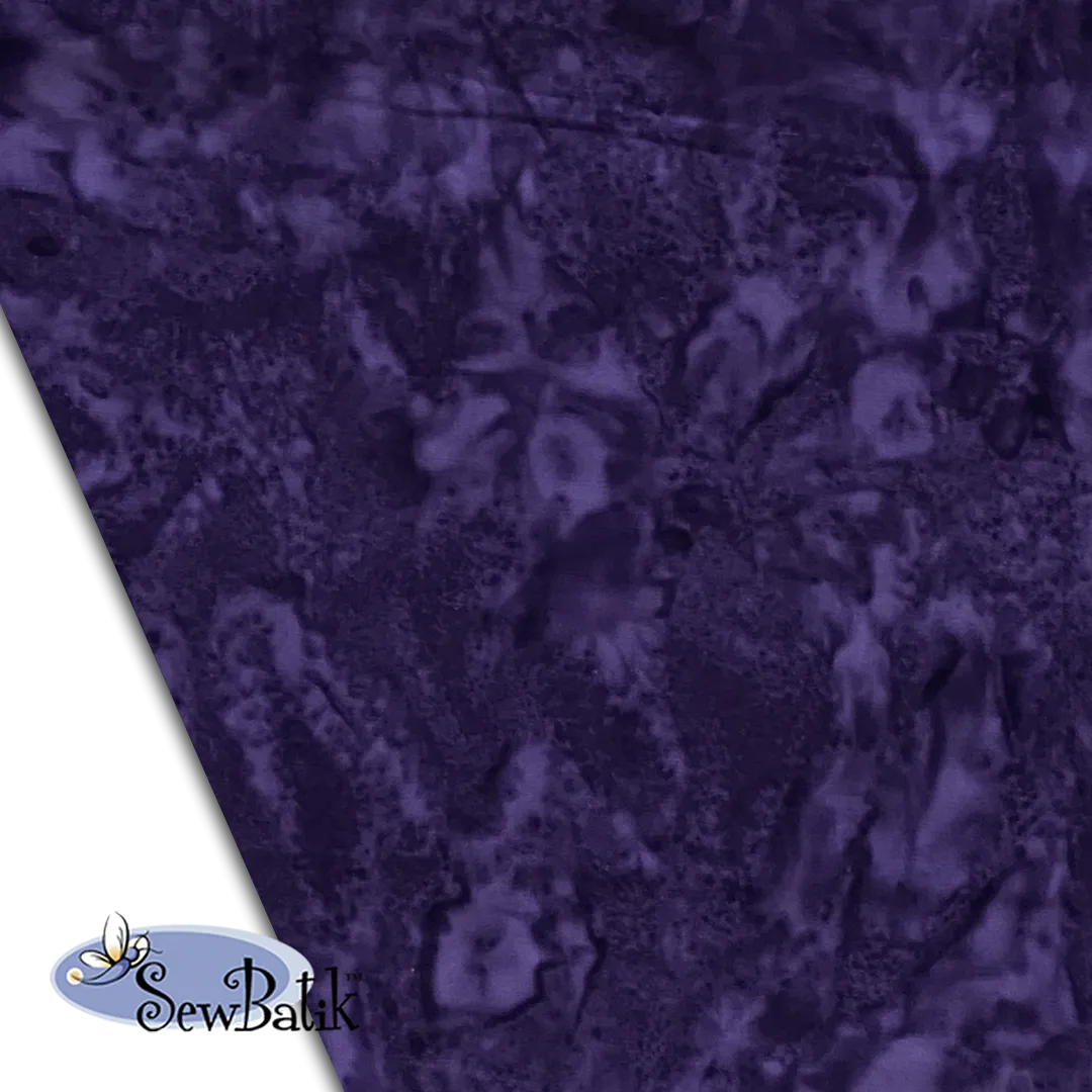 57" Batik Canvas (5oz) - Hand Dyed - Bright Purple