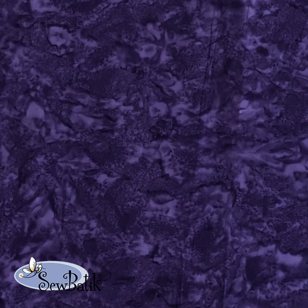 57" Batik Canvas (5oz) - Hand Dyed - Bright Purple