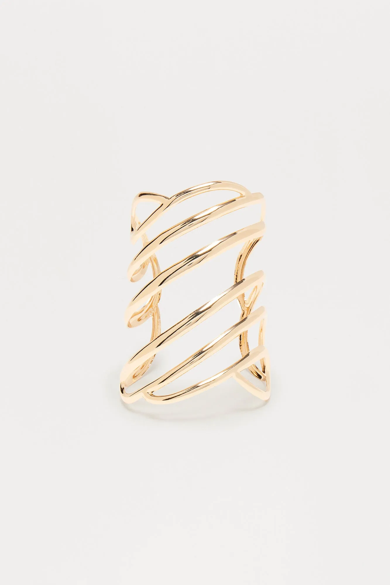 Beautiful Chaos Cuff Bracelet - Gold