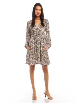 Beautiful Crepe Printed Dress