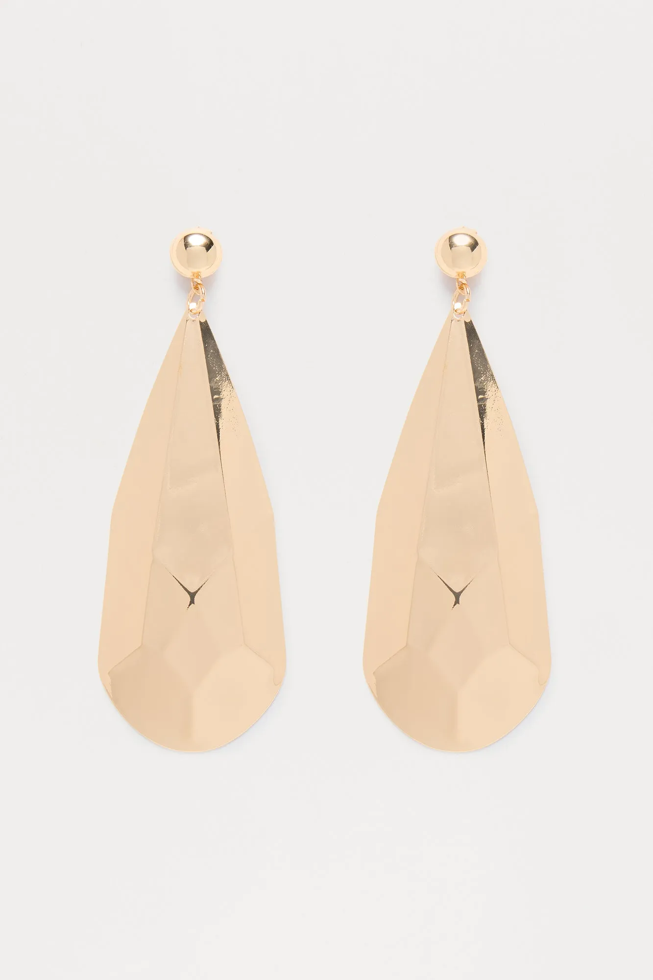 Beautiful Desire Drop Earrings - Gold