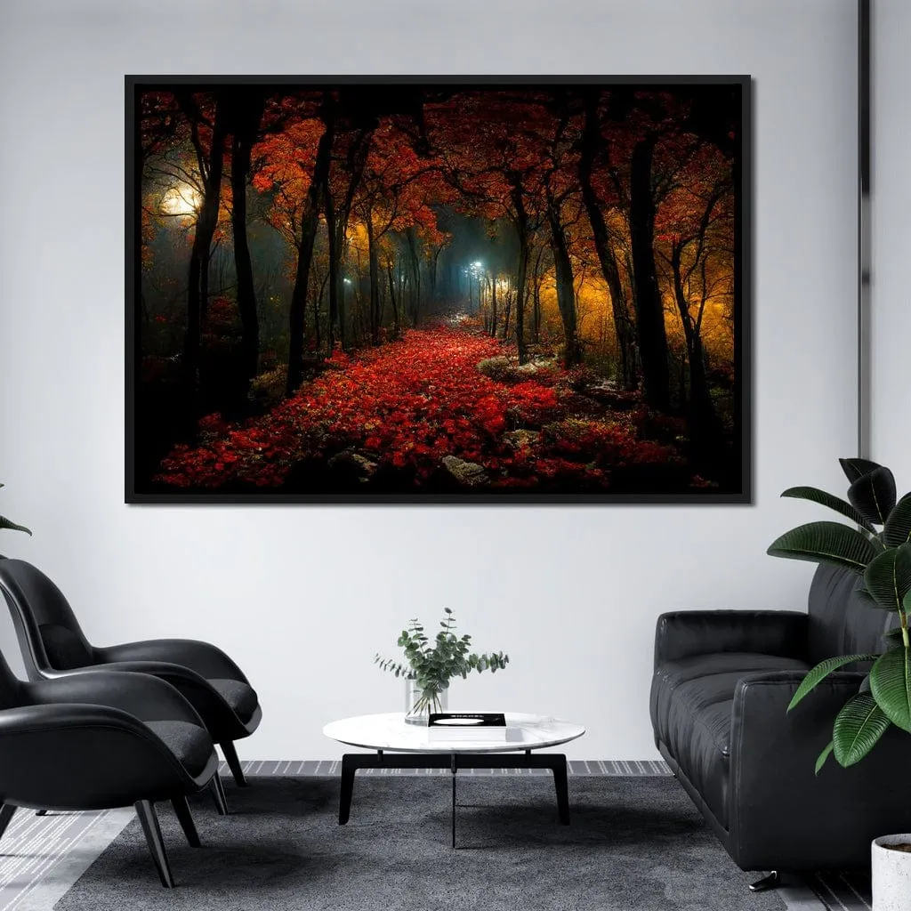 Beautiful Forest at Night