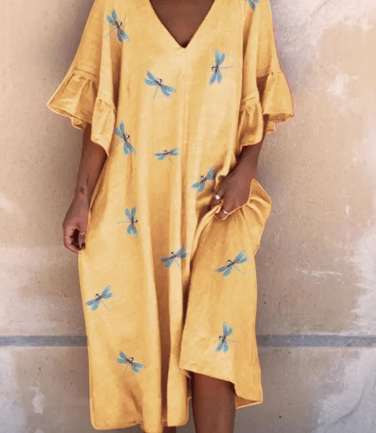 Beautiful linen dress