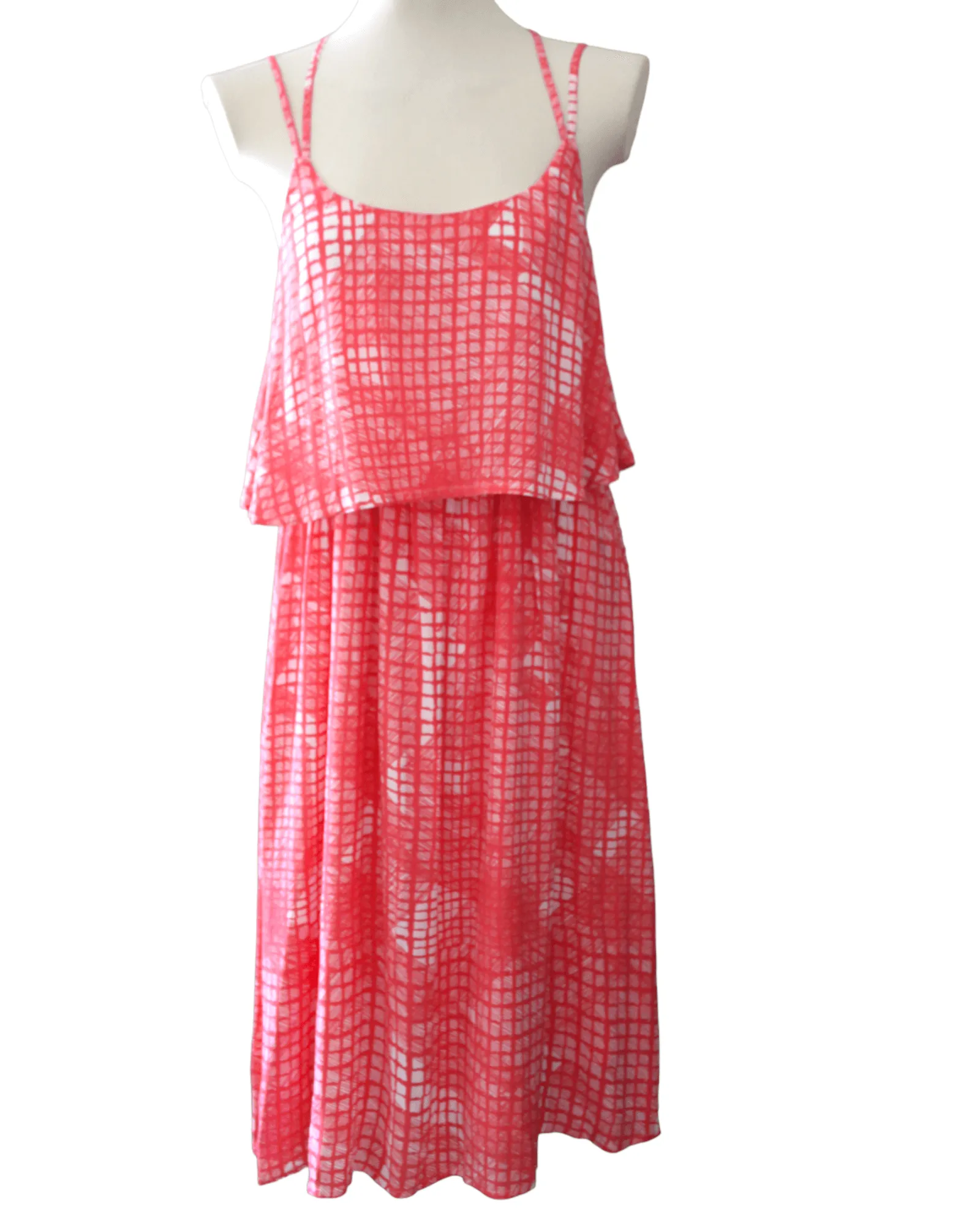Bright Spring Pacific Coral Dress