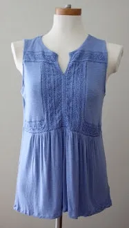Cool Summer Cornflower Top