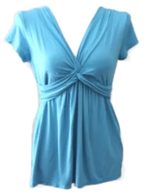 Cool Summer Ocean Twist Top