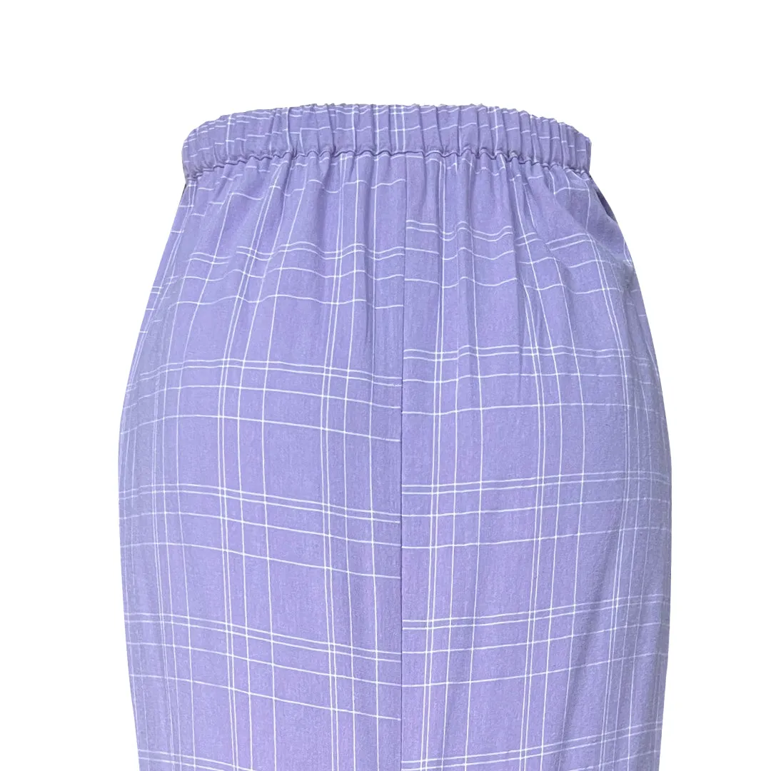 Danni Kurung Set - Lilac Check