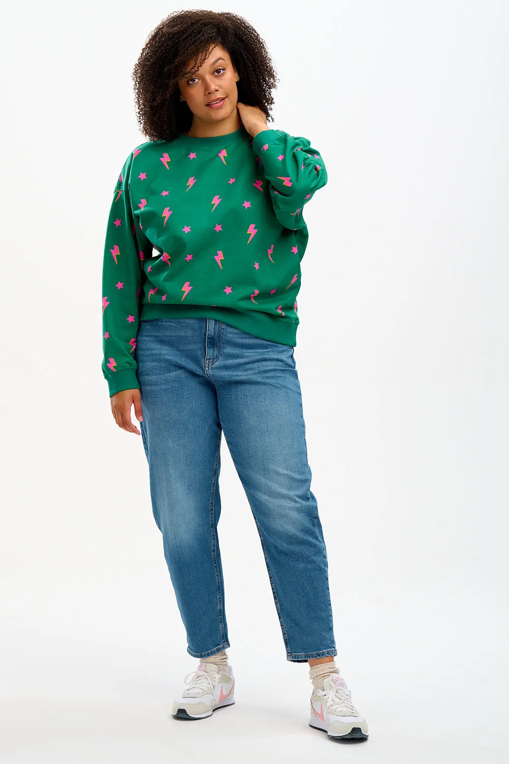 Eadie Sweatshirt - Star Lightning Green