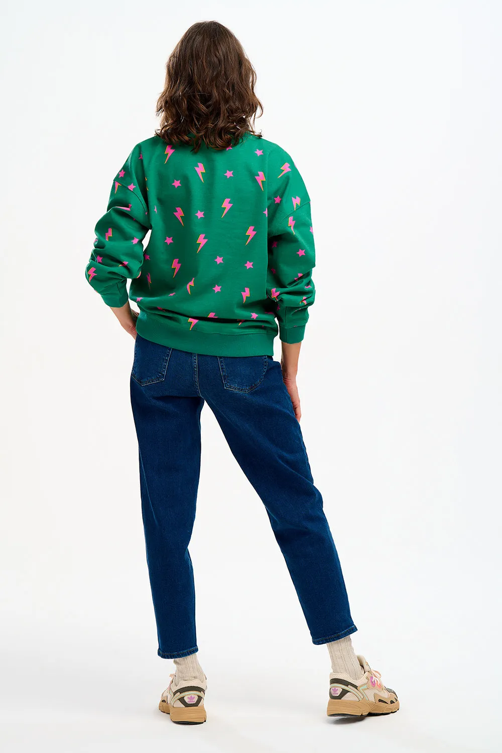 Eadie Sweatshirt - Star Lightning Green