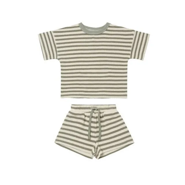 Ethan Set | Grey Jungle Stripes