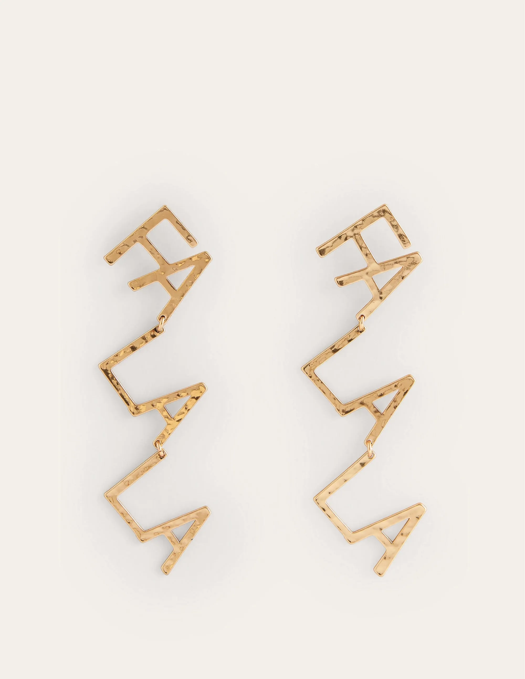 Festive Stamp Earrings-Fa La La