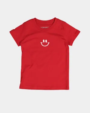 Grand Scheme Kid's Smile Short Sleeve T-Shirt Red