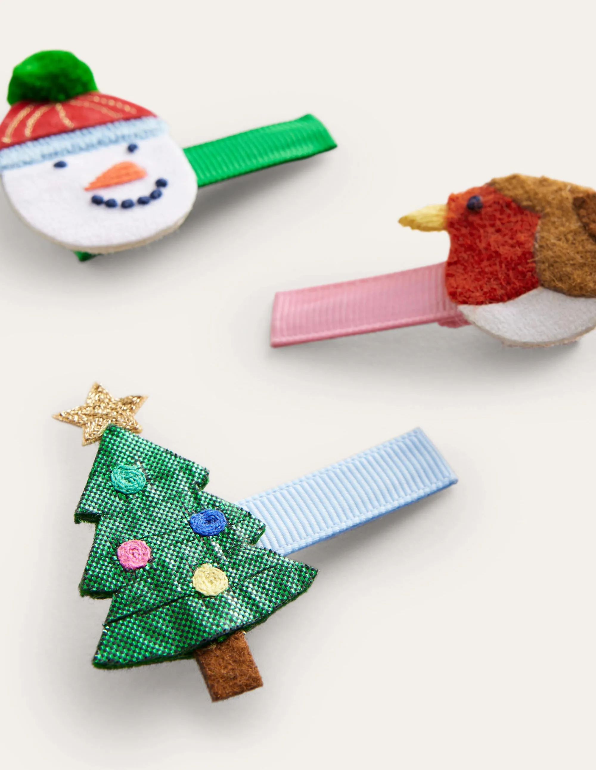 Hair Clips 3 Pack-Festive