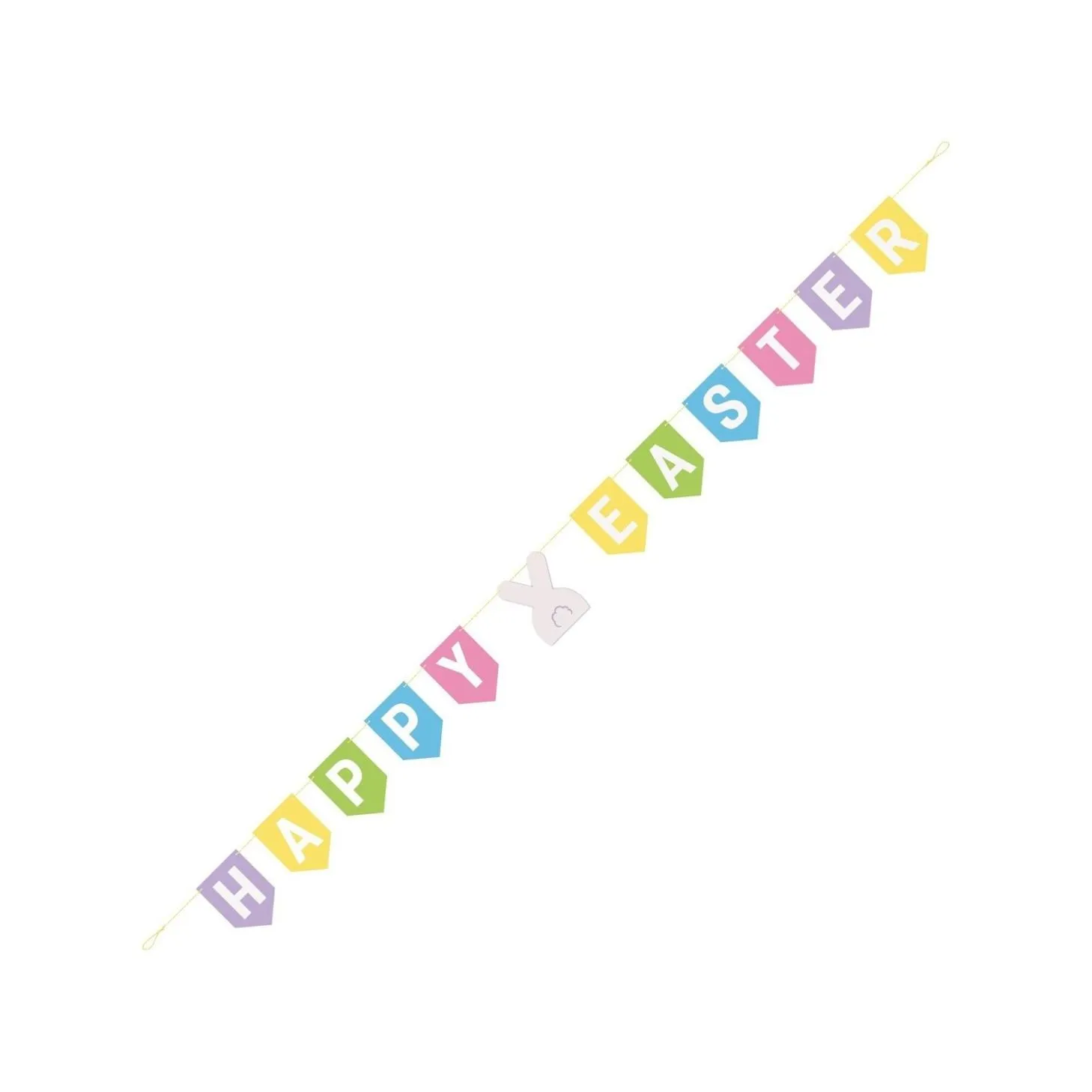 Happy Easter Pennant Banner