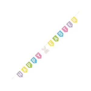 Happy Easter Pennant Banner