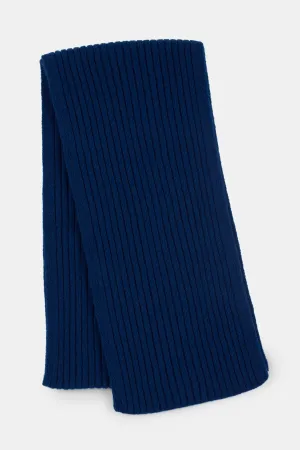 Lambswool Scarf - Bright Blue