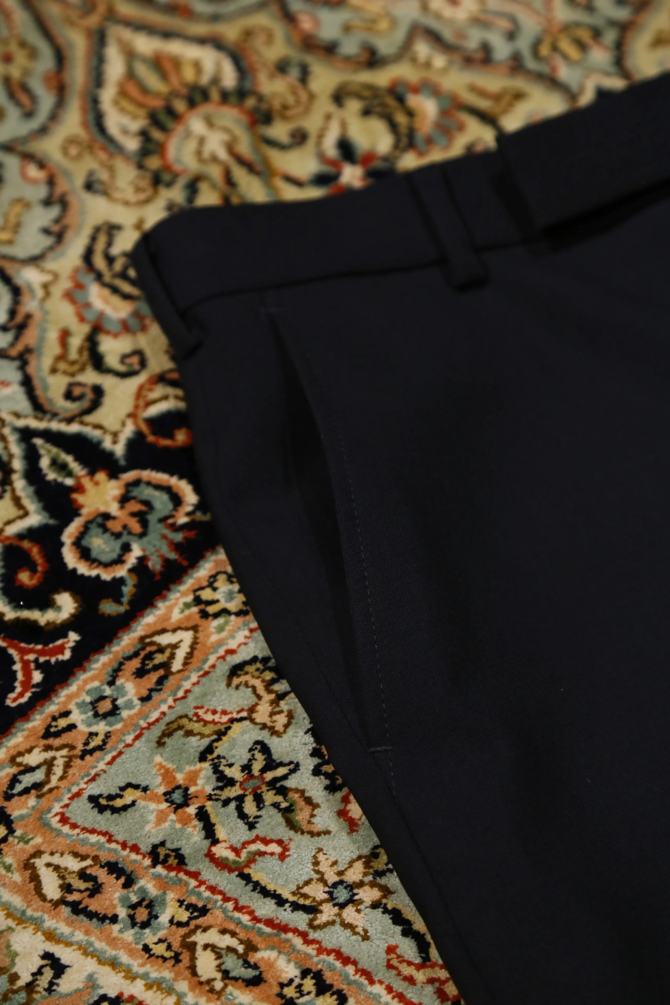 LITTLEBIG NAVY Slim Trousers (EXCLUSIVE)