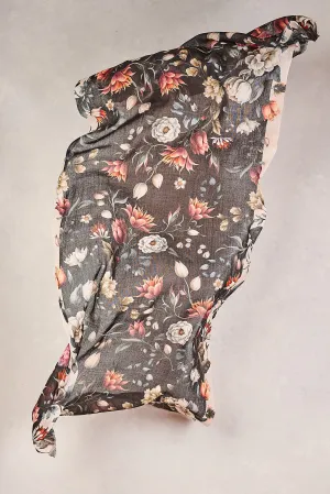 Romantic Floral Scarf - Multi