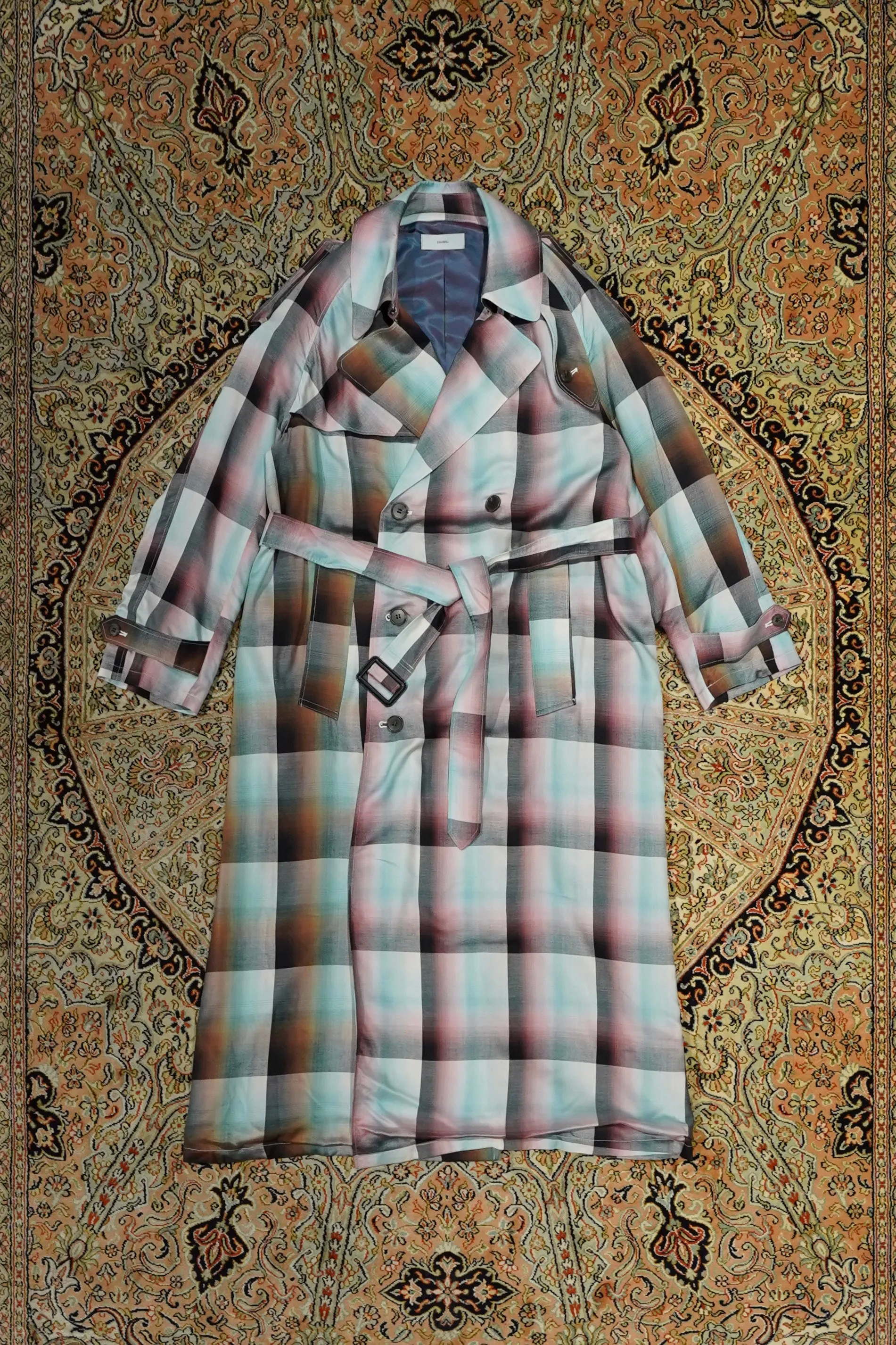 SUGARHILL OMBRE TRENCH COAT (PINK)(EXCLUSIVE)