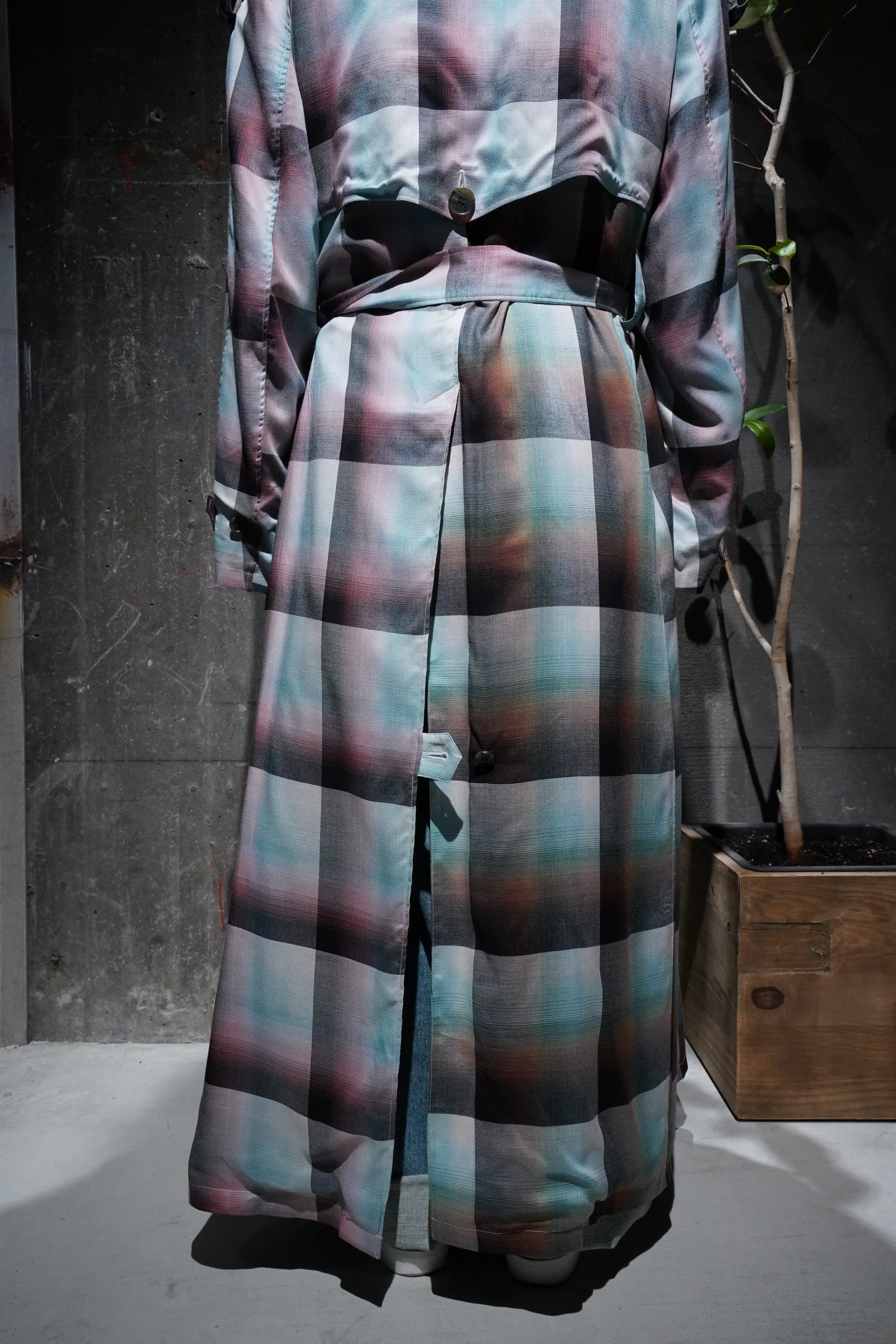 SUGARHILL OMBRE TRENCH COAT (PINK)(EXCLUSIVE)