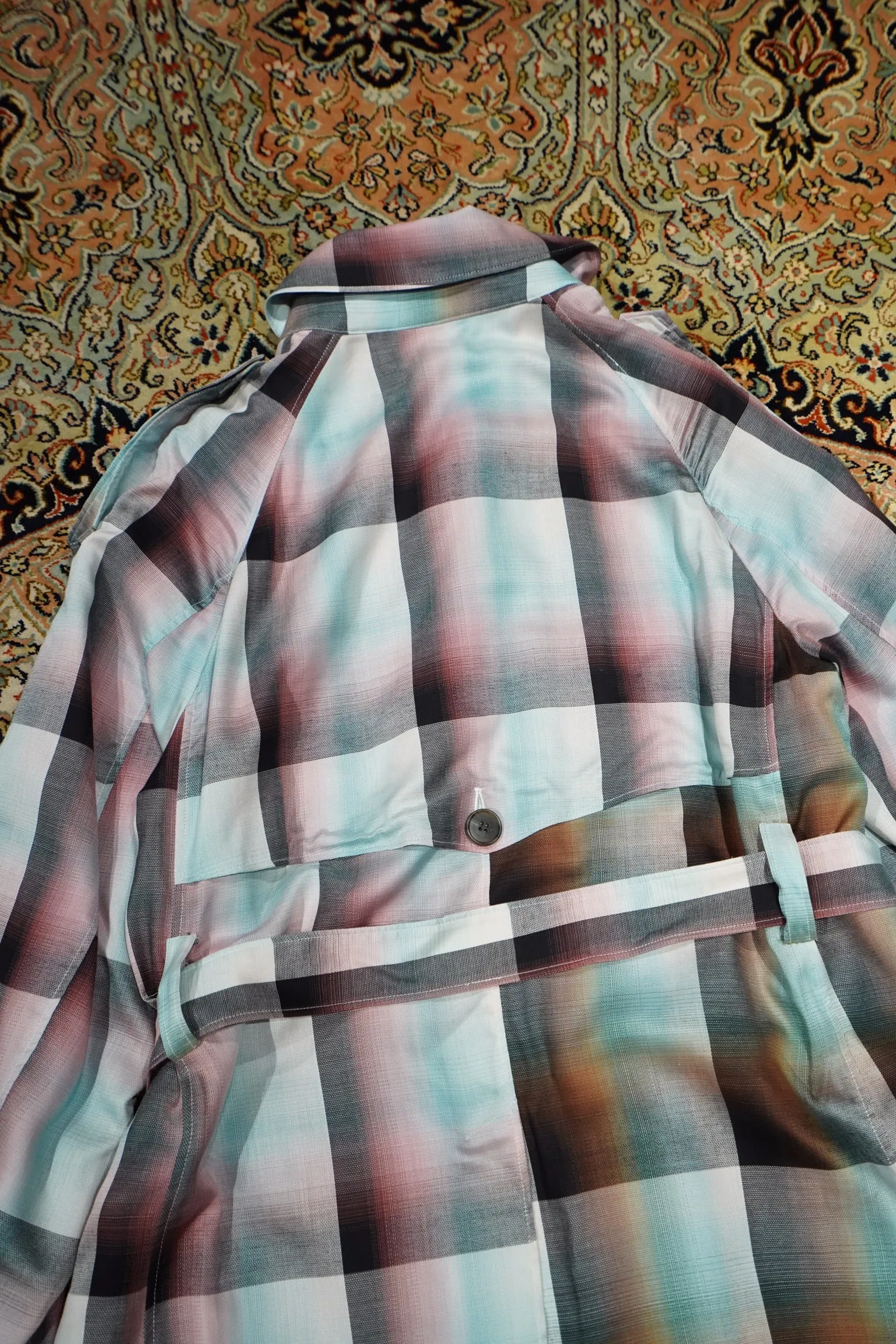 SUGARHILL OMBRE TRENCH COAT (PINK)(EXCLUSIVE)