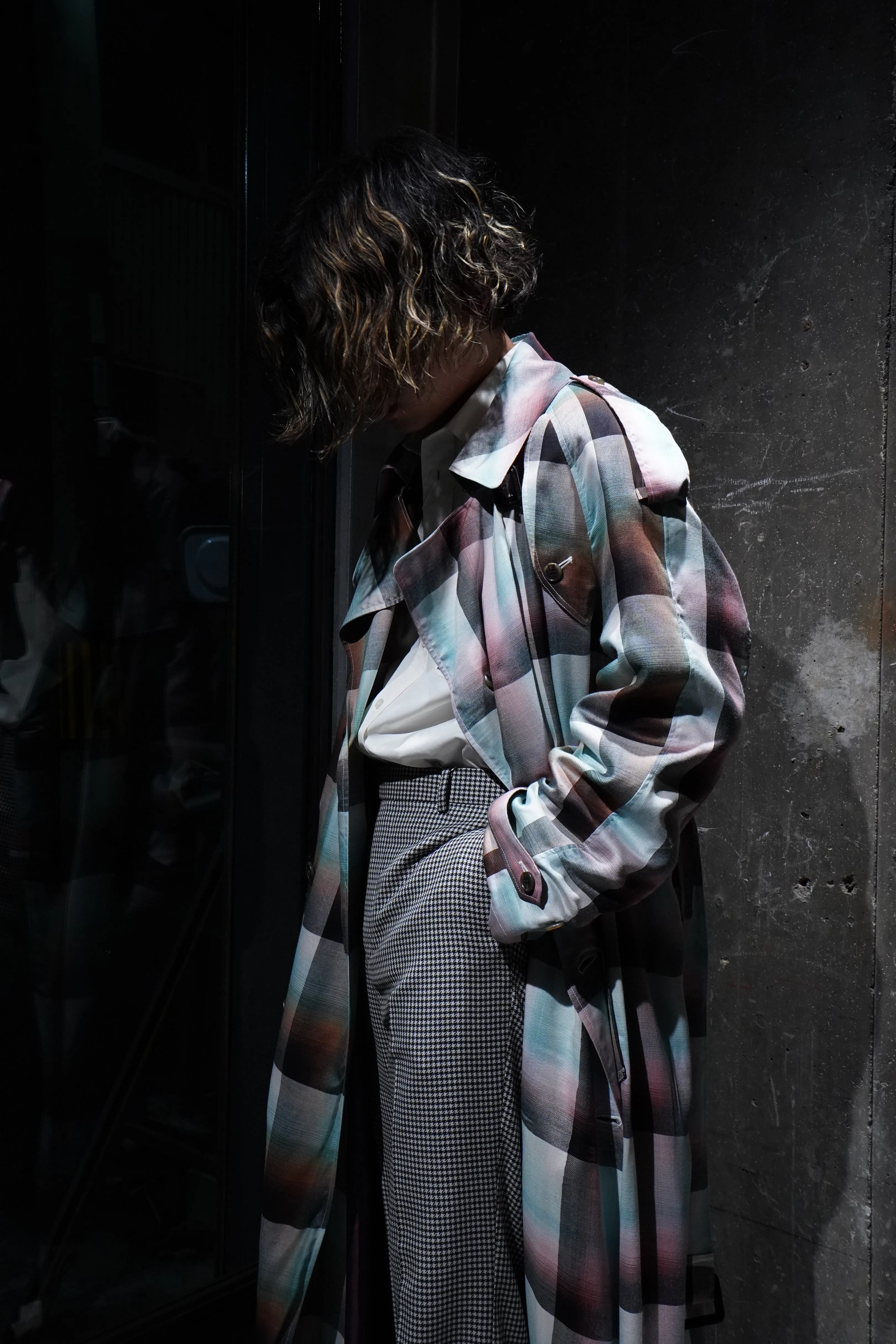 SUGARHILL OMBRE TRENCH COAT (PINK)(EXCLUSIVE)