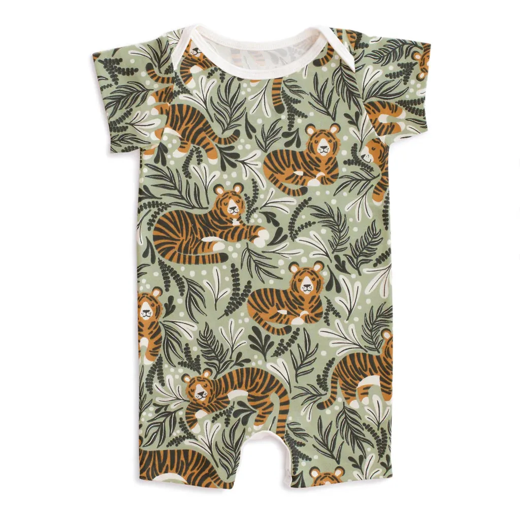Summer Romper, Dreaming Tigers Green