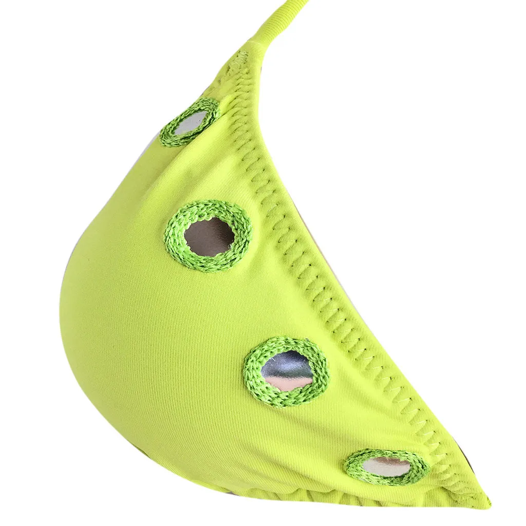 Triya Carmina Verde Flour Triangle Top