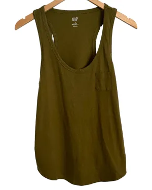 Warm Autumn Olive Green Racerback Tank Top