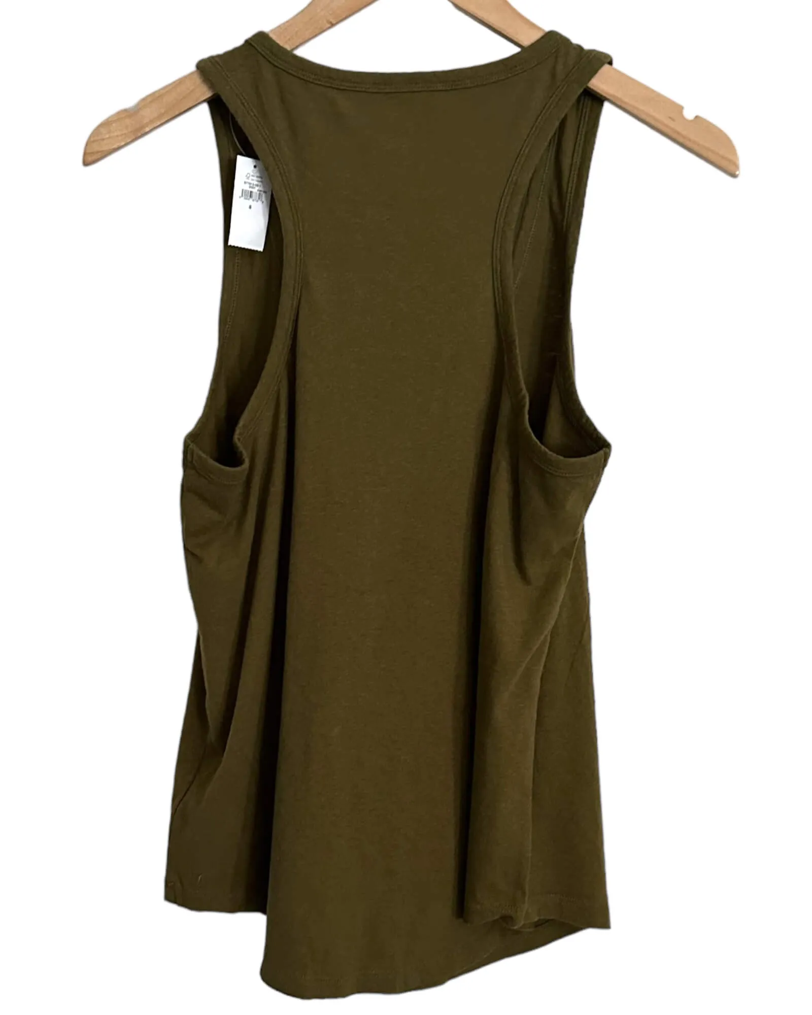 Warm Autumn Olive Green Racerback Tank Top